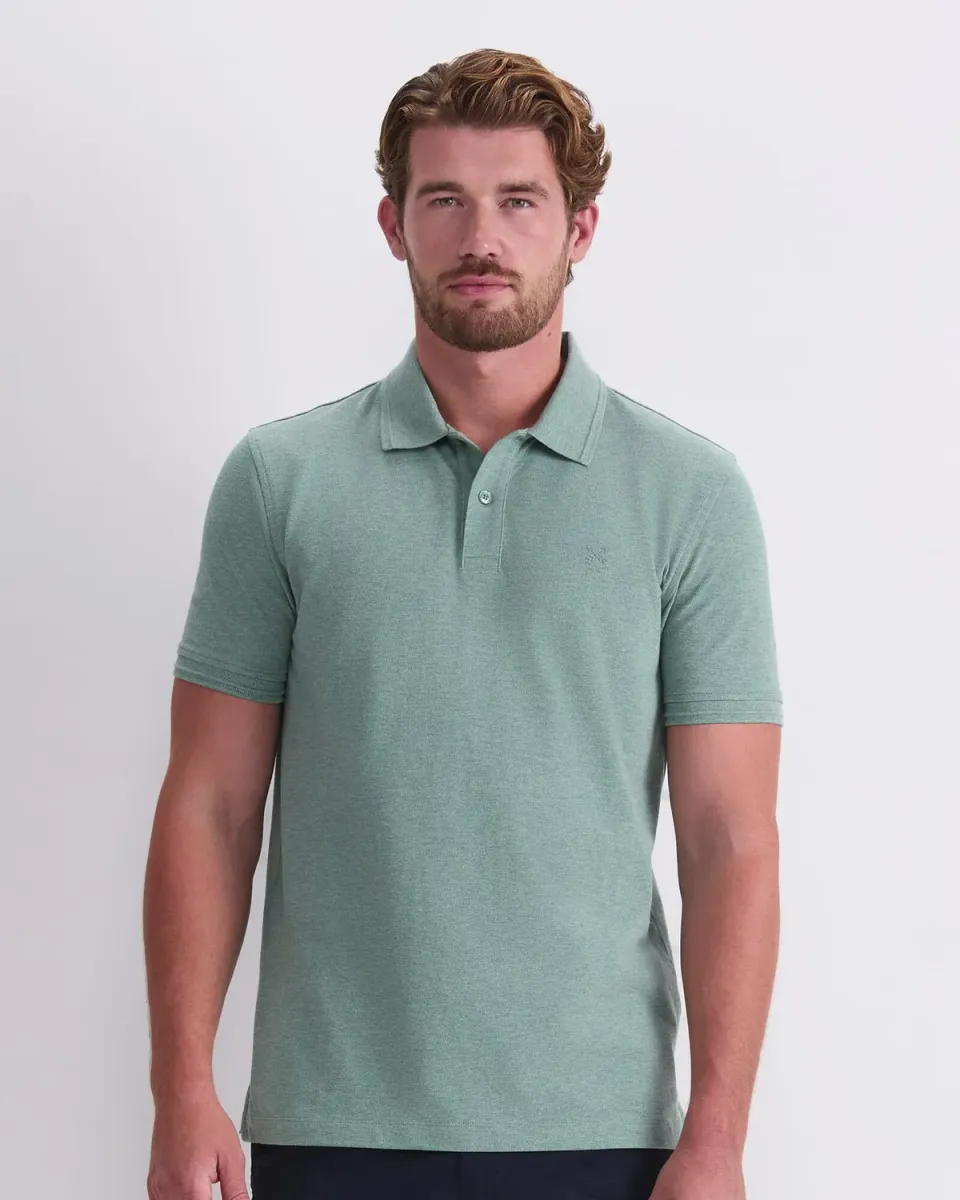 Sportscraft SC Melange Pique polo homme coton