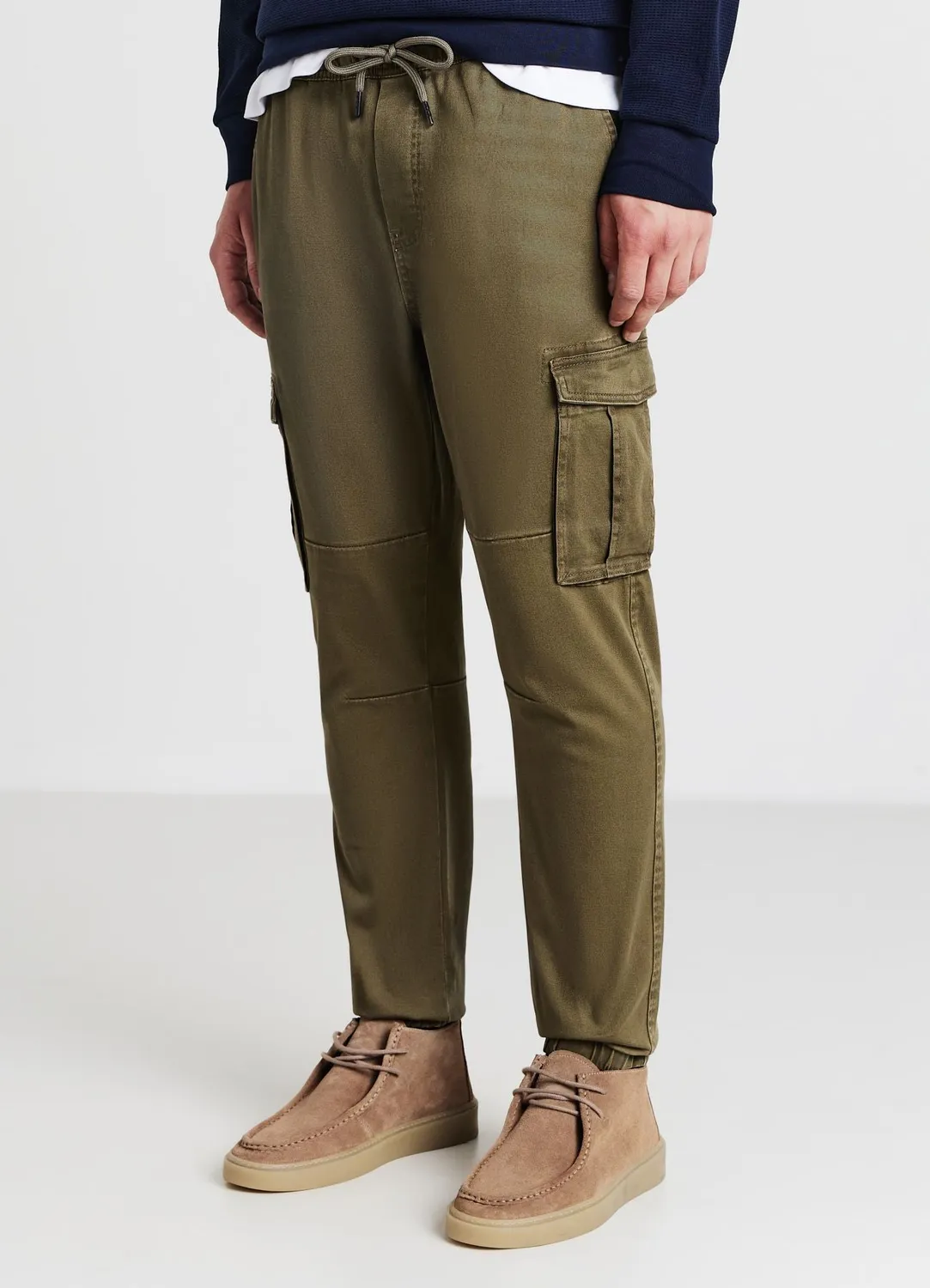 Calliope pantalon jogger homme coton poches plaquées