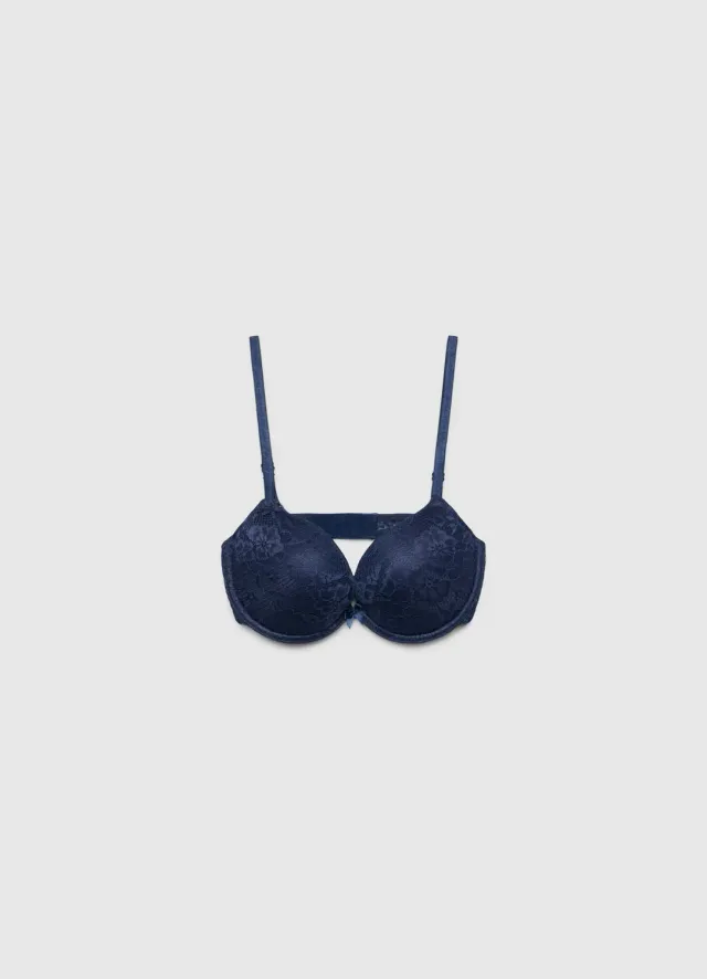 Calliope Soutien-gorge push-up femme dentelle uni
