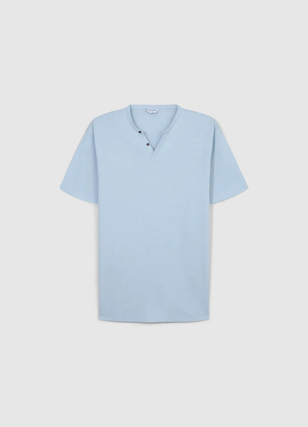 Calliope Serafino T-shirt homme coton uni
