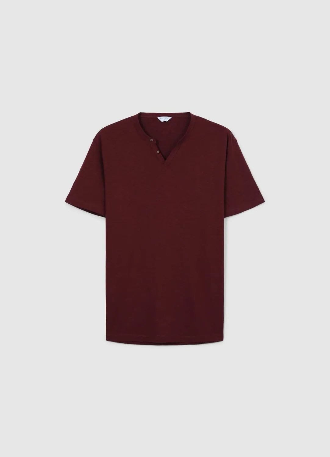Calliope Serafino t-shirt homme coton uni