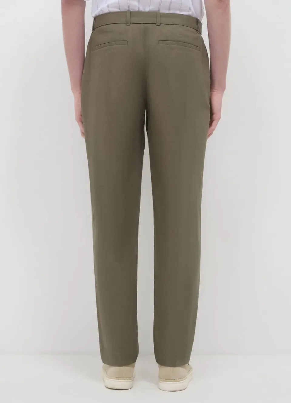 Calliope pantalon coton homme uni coupe regular