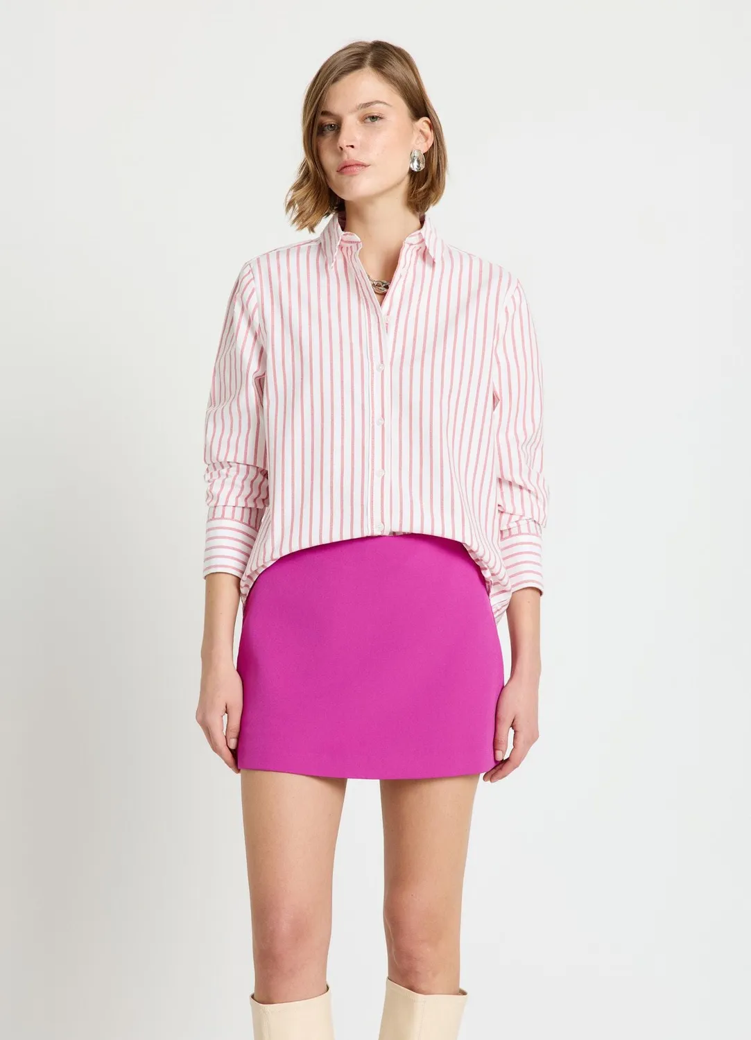 Calliope chemise rayures femme manches longues
