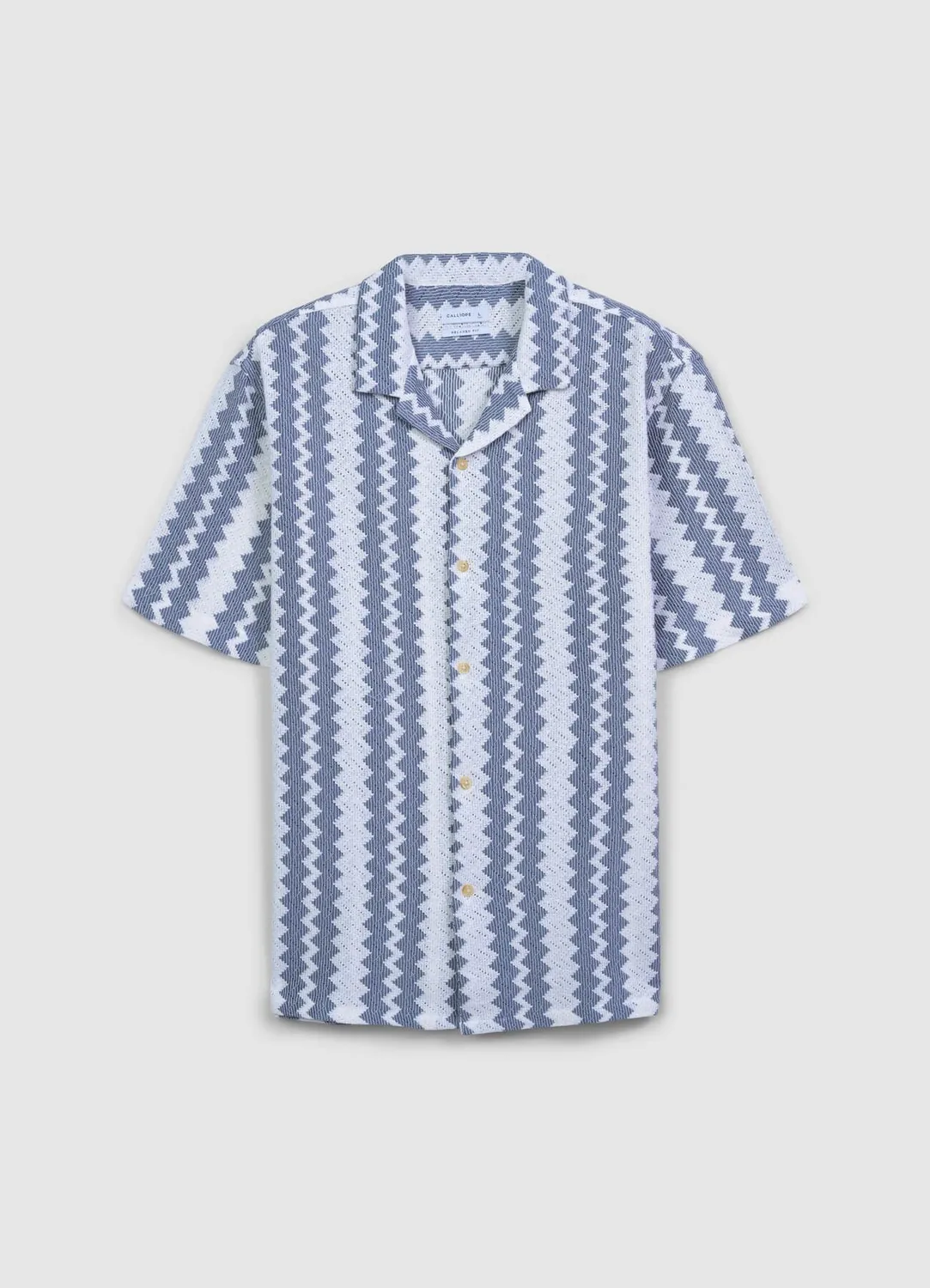 Calliope Croquet chemise homme rayée manches courtes