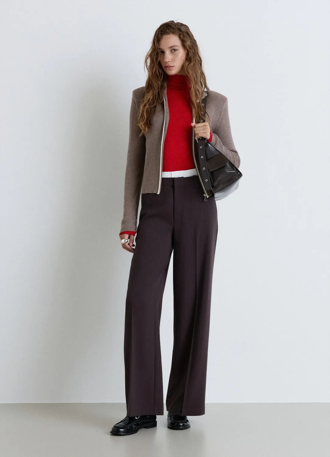Calliope pantalon palazzo femme rayé taille boxer