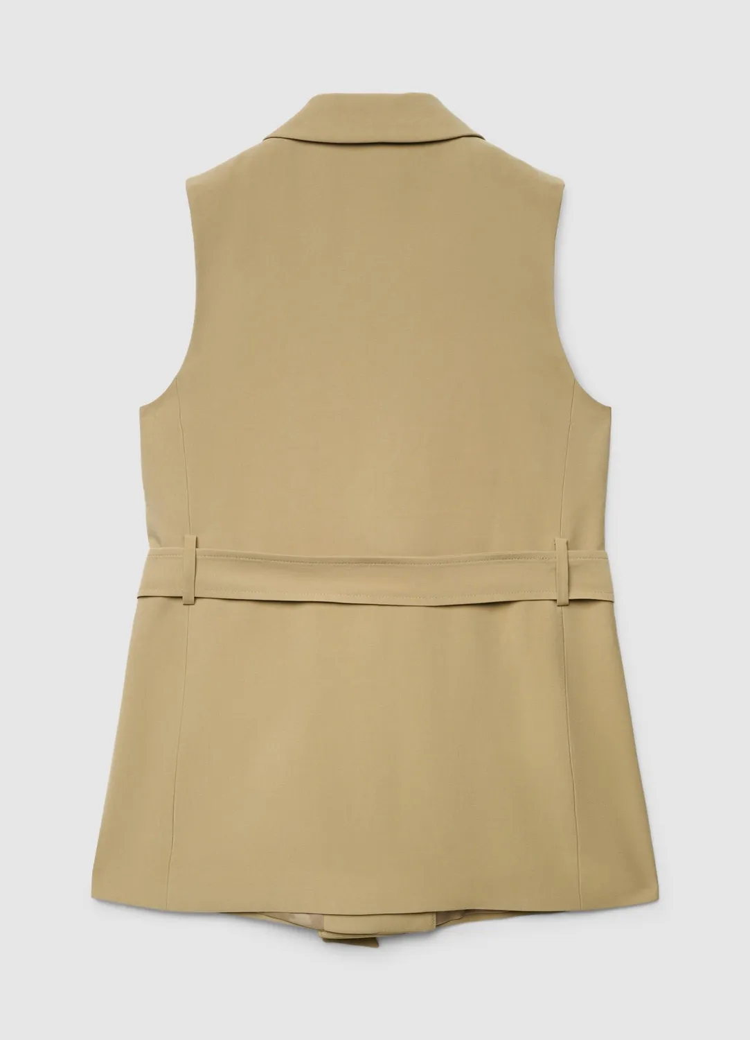 Calliope gilet double boutonnage femme ceinture