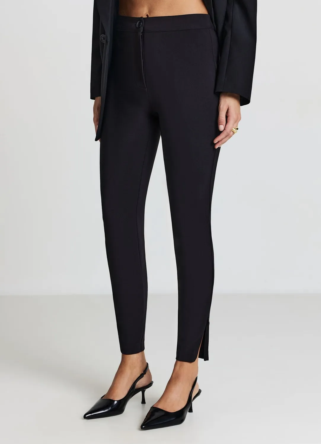 Calliope Vita Alta pantalon skinny taille haute femme