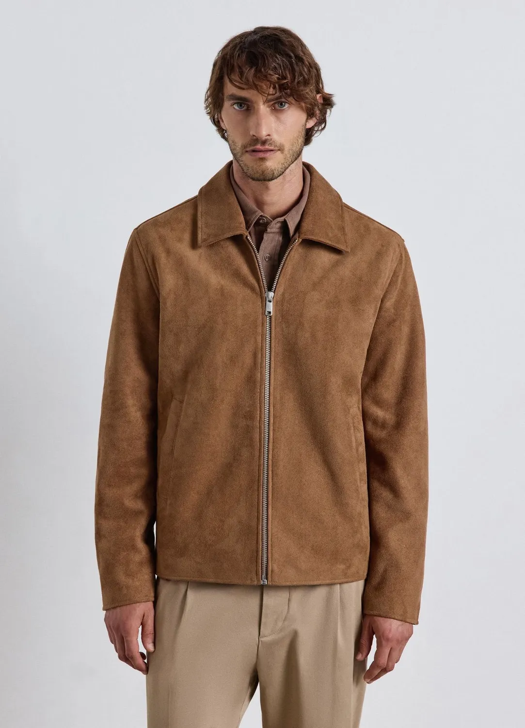 Calliope Giubbino Zip Colletto blouson homme uni
