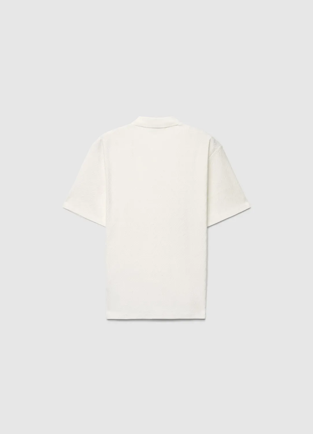 Calliope Polo jacquard homme manches courtes