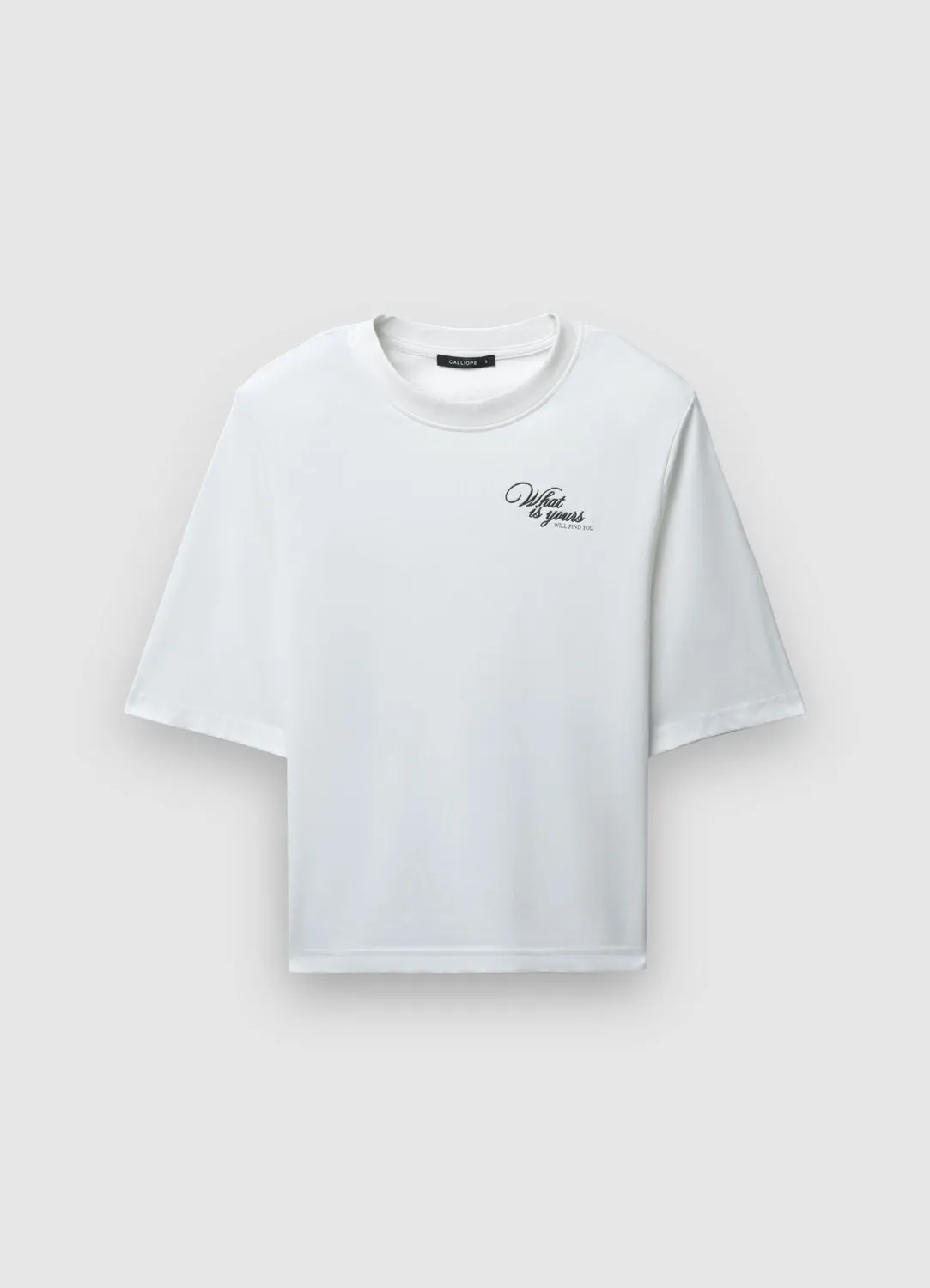 Calliope t-shirt imprimé femme coton col rond