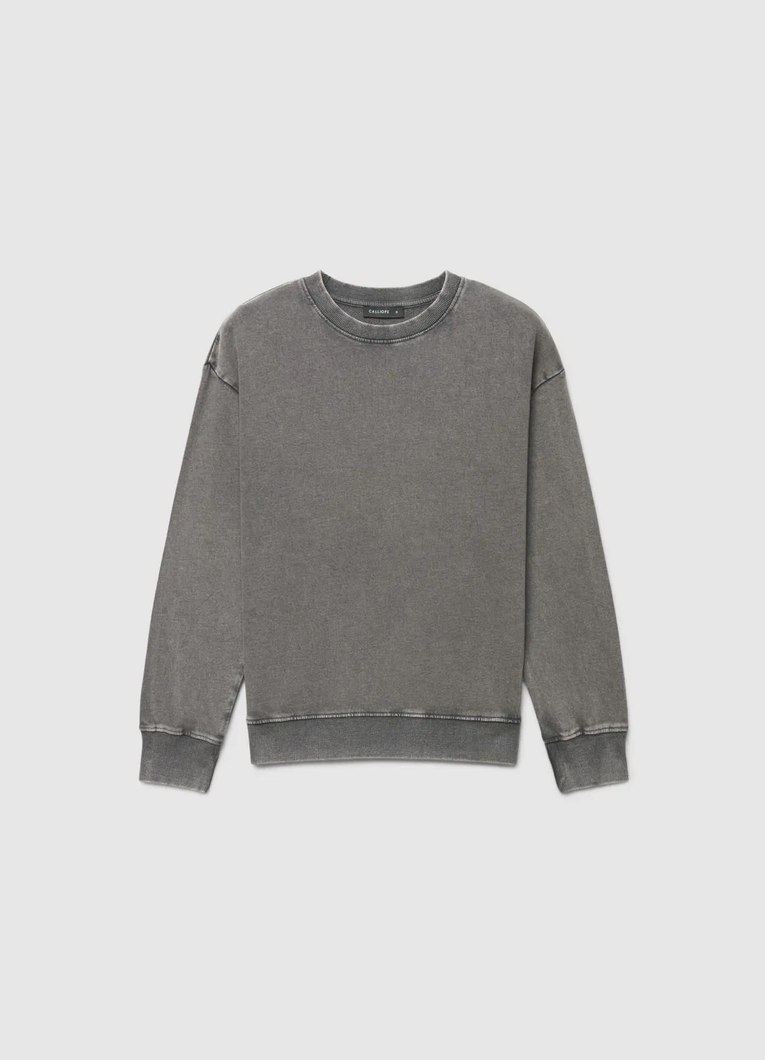 Calliope sweat col rond femme uni oversize