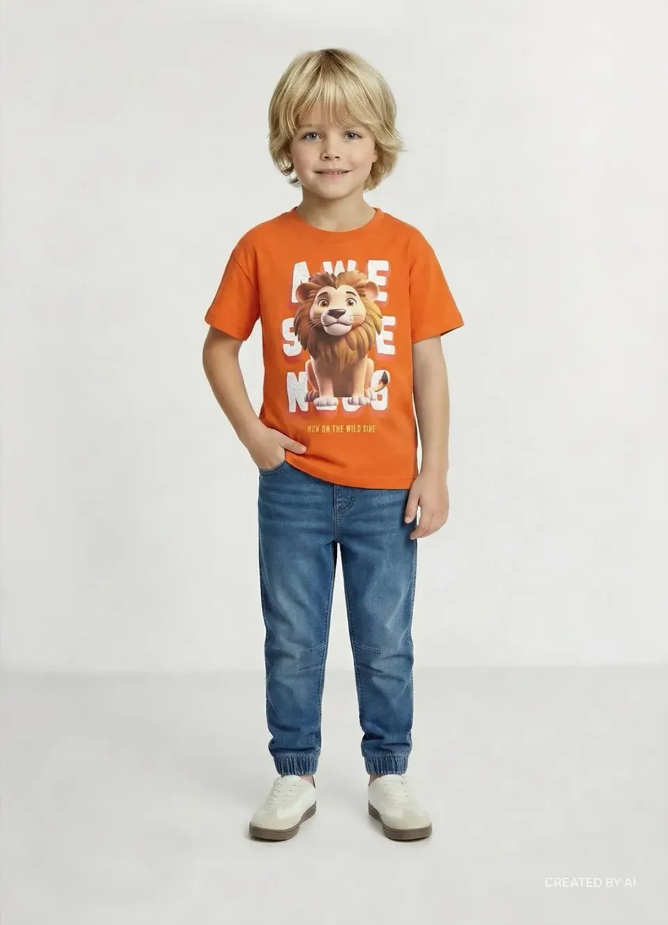 Calliope t-shirt imprimé garçon manches courtes