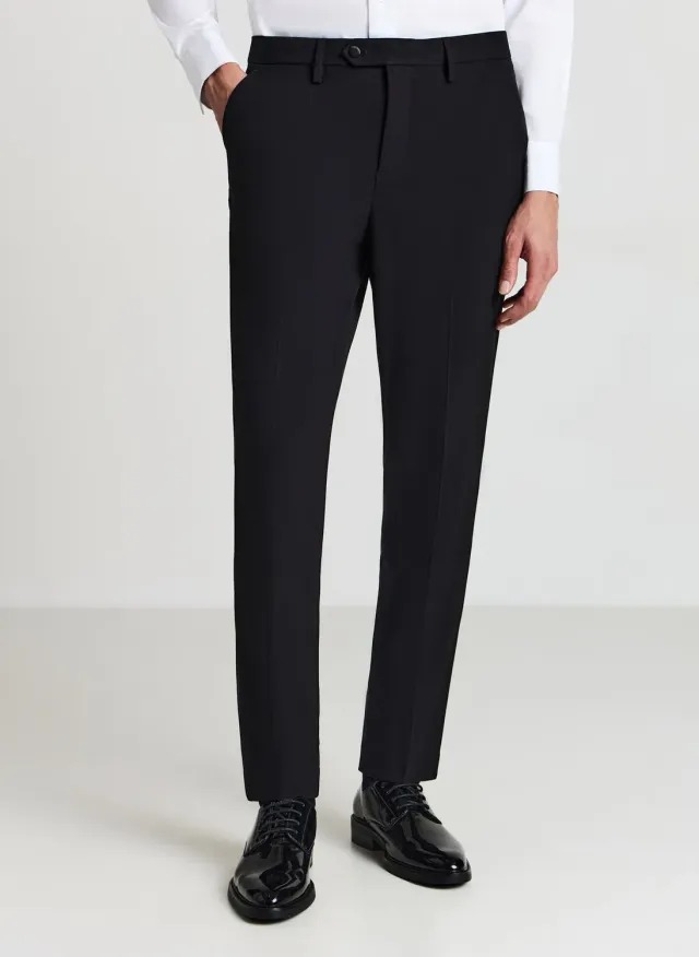 Calliope pantalon homme uni coupe regular bureau