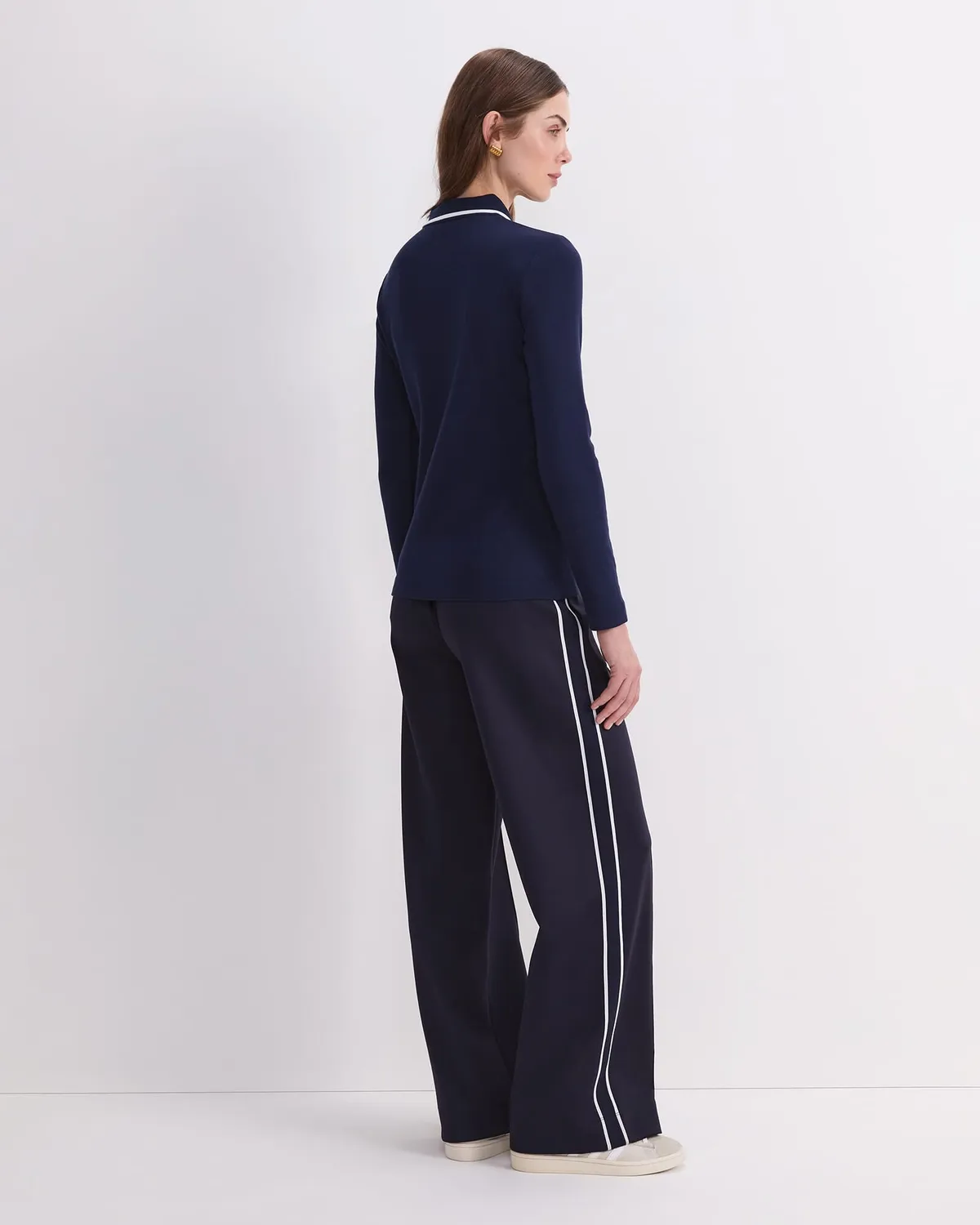 Sportscraft Lucy sweat coton col zippé femme