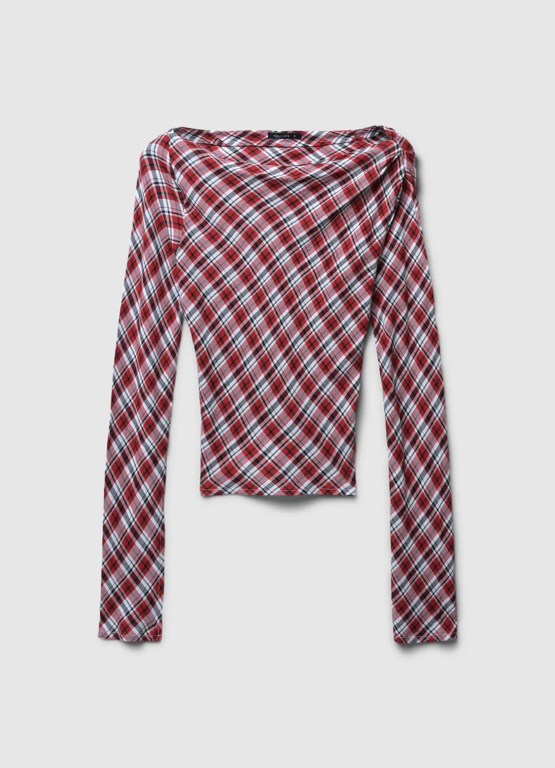 Calliope blouse femme col châle à motifs