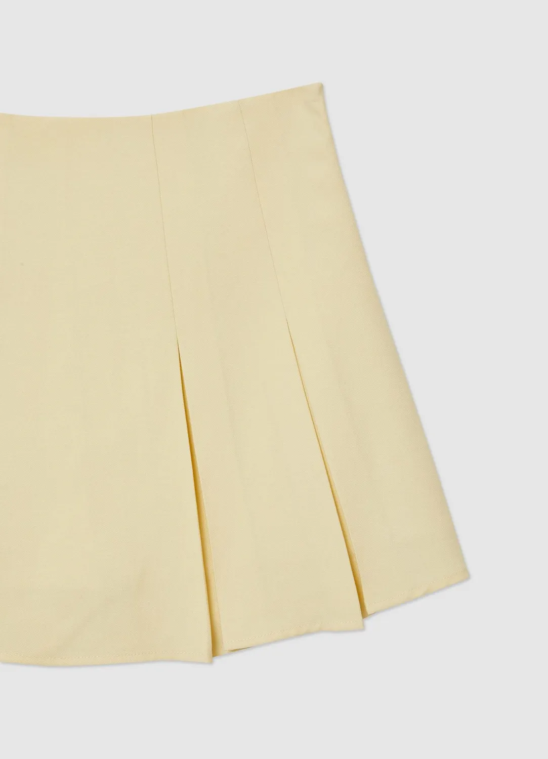Calliope jupe-short plissée femme fermeture latérale