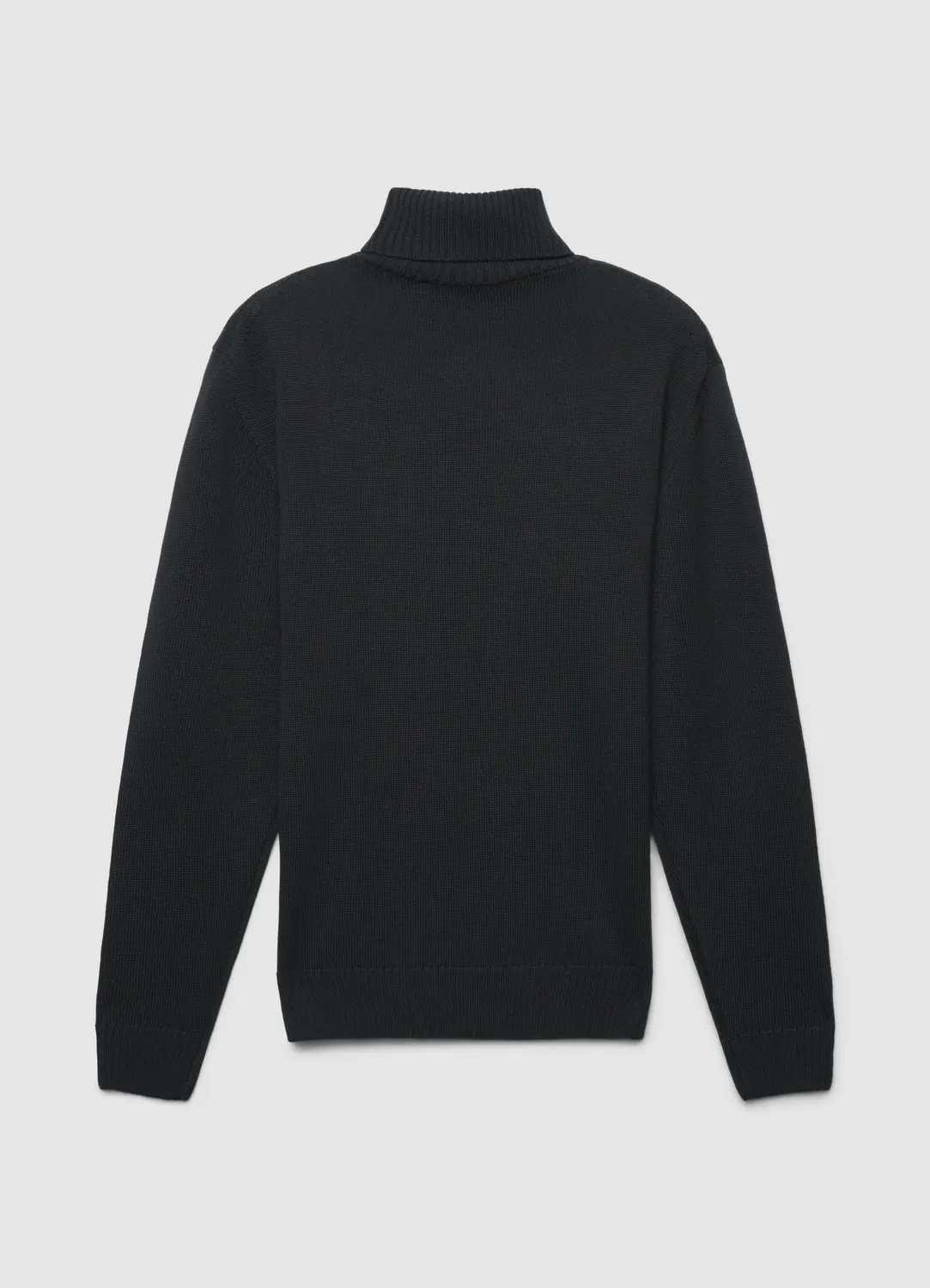 Calliope pull col roulé homme merino manches longues