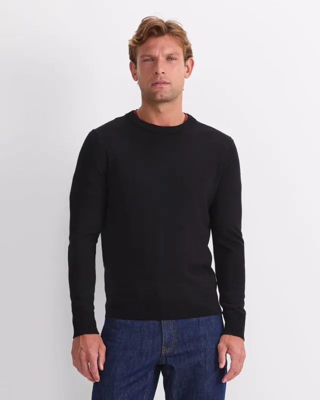 Sportscraft Merino 208110 pull col rond homme laine