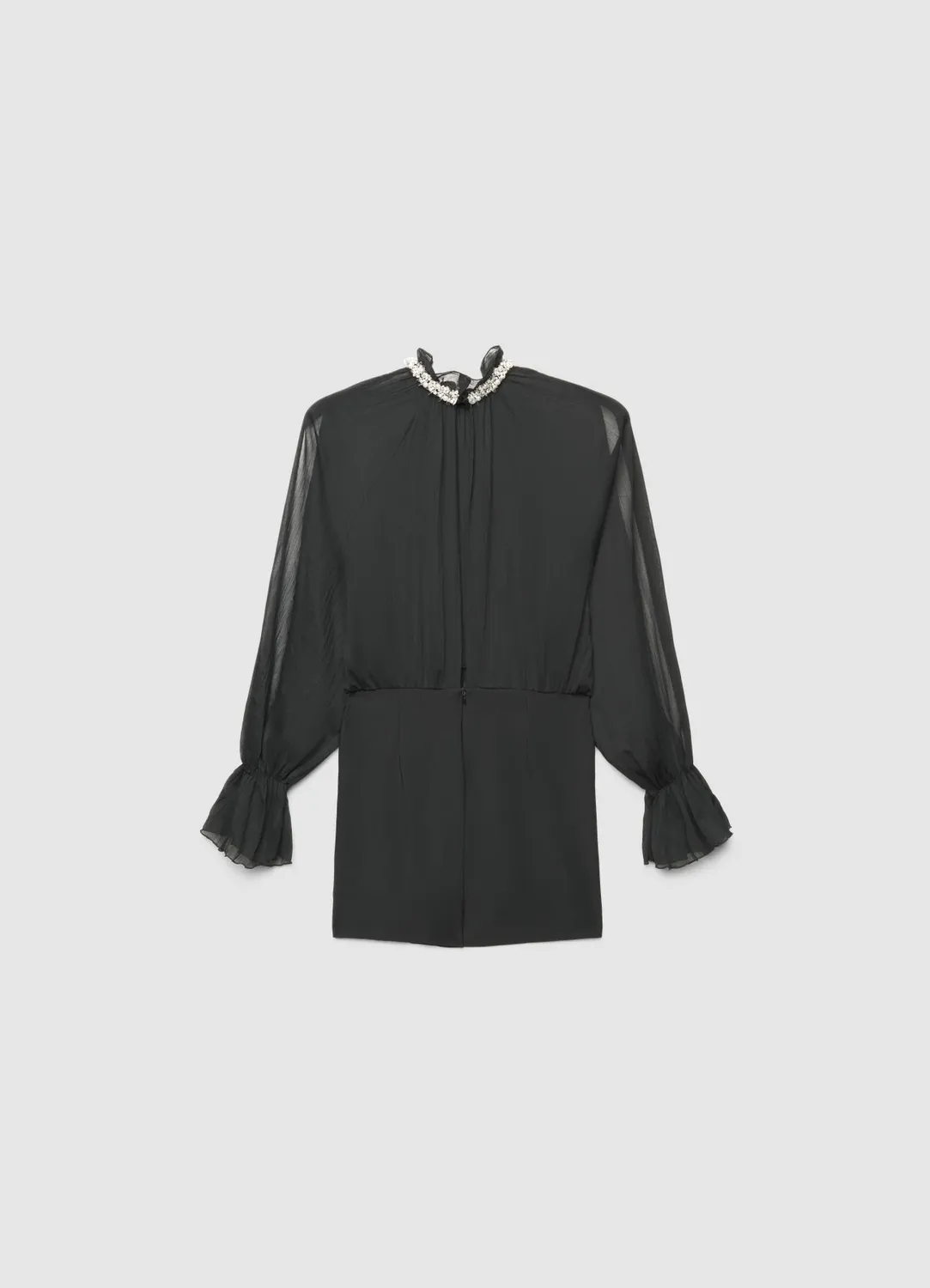 Calliope Atelier mini robe col bijou festive