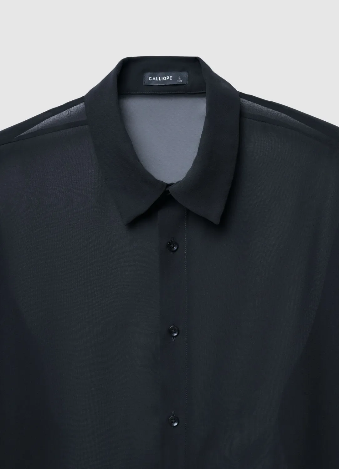 Calliope chemise georgette homme manches longues