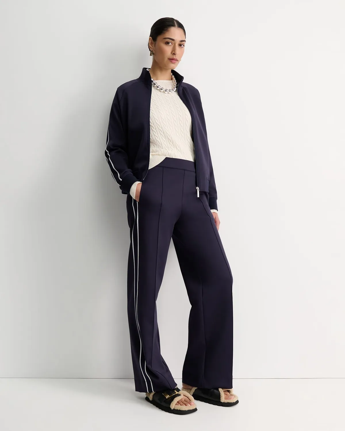 SportsCraft Baby Cable pull laine mérinos femme