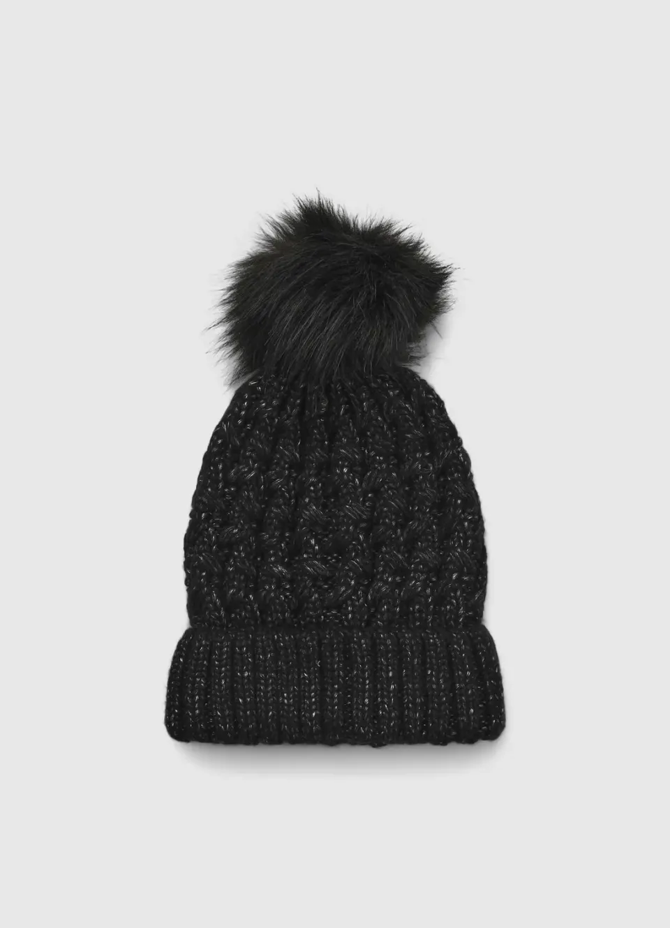 Calliope Bonnet torsadé à pompon maille femme