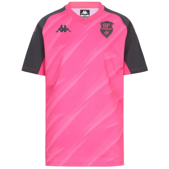 Robe di Kappa Bemi Stade Français 26/27 maillot rugby rose homme