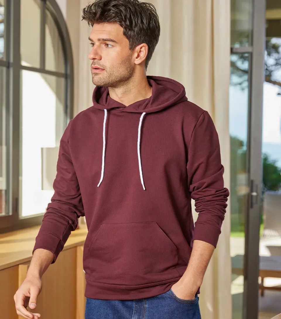 Cocorico Intemporel sweat capuche homme bordeaux