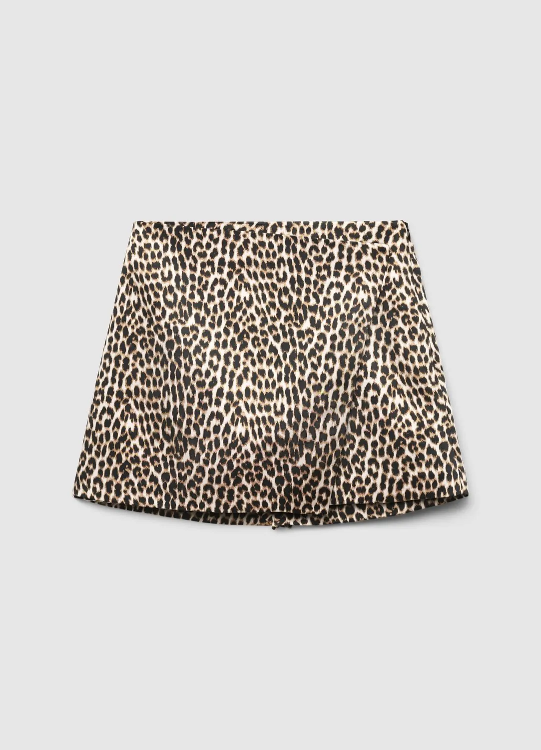 Calliope jupe-short femme satin imprimé animalier