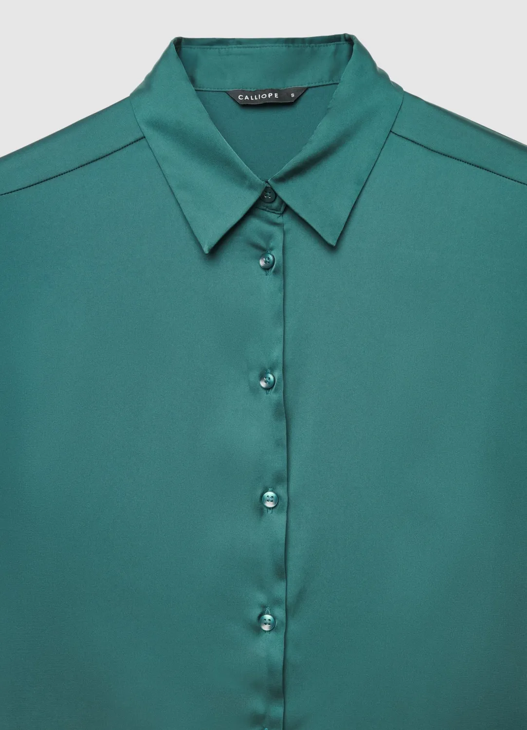 Calliope chemise classique unie chemise femme satinée