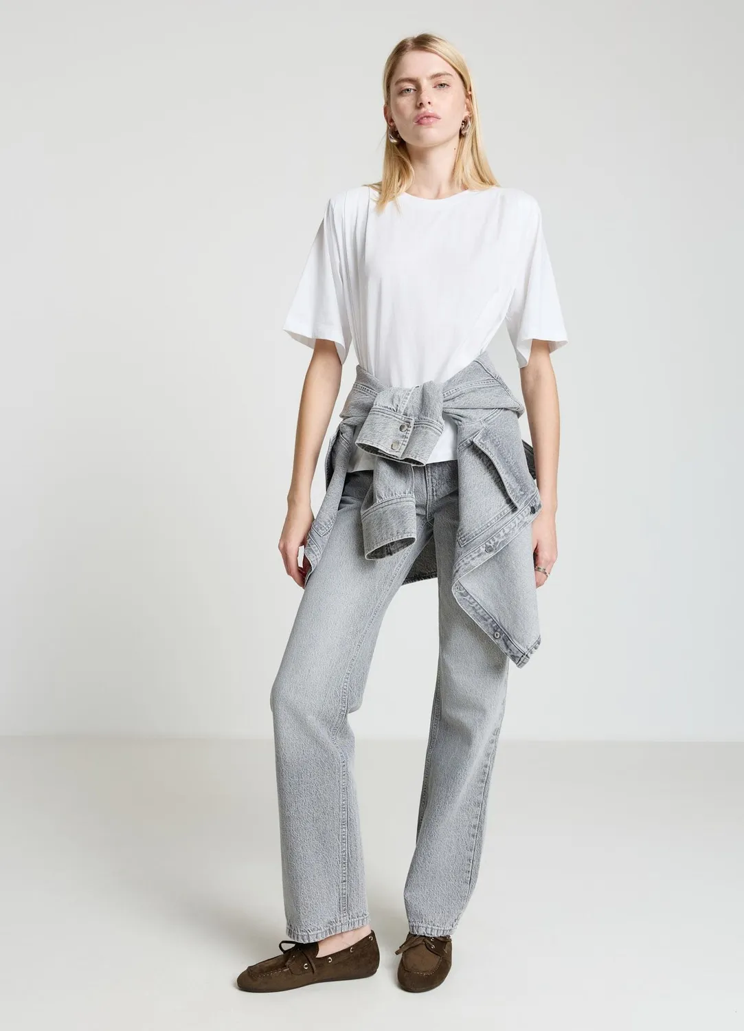Calliope T-shirt plis épaules femme uni