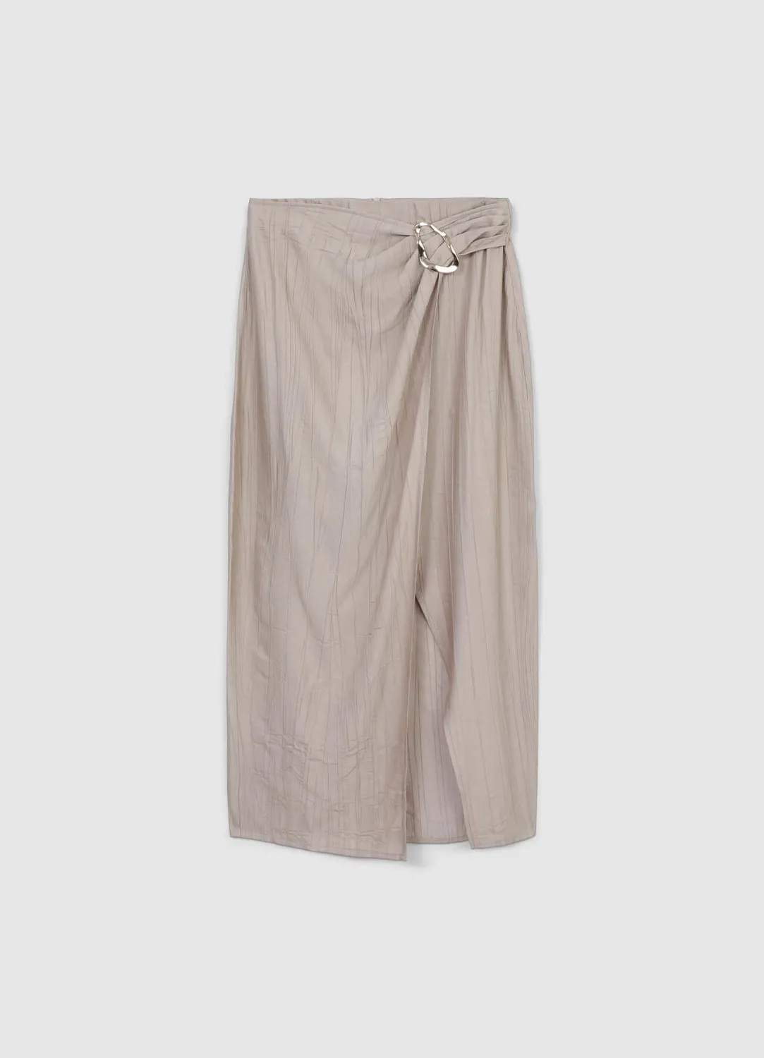 Calliope jupe midi fendue femme boucle dorée