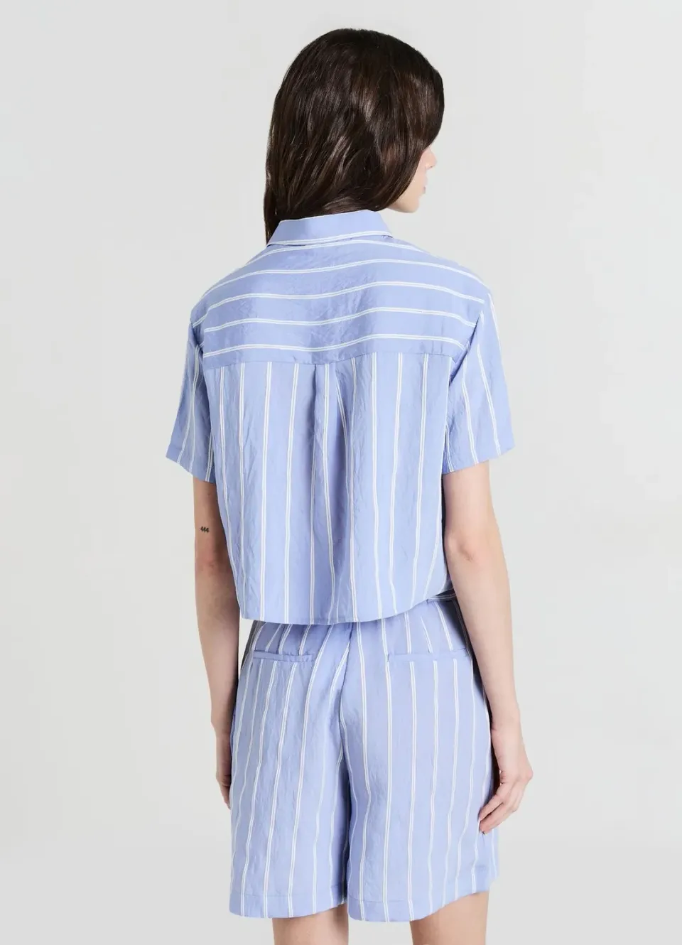 Calliope bermuda rayé short regular femme