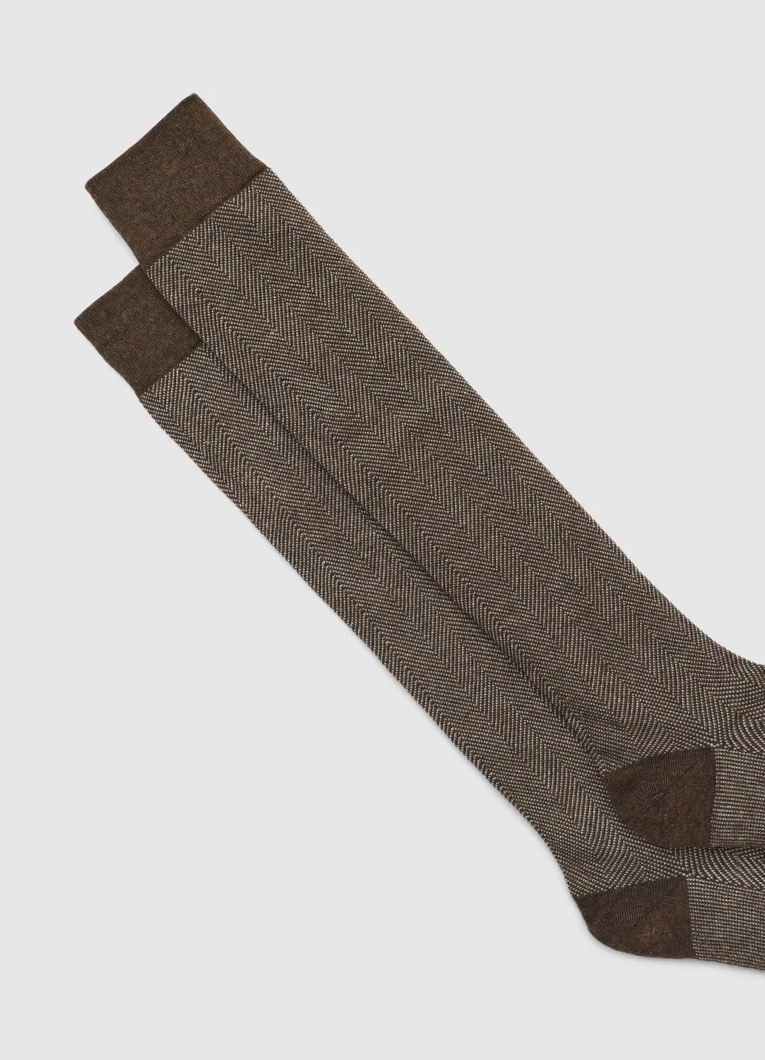 Calliope chaussettes hautes homme à chevrons taille unique