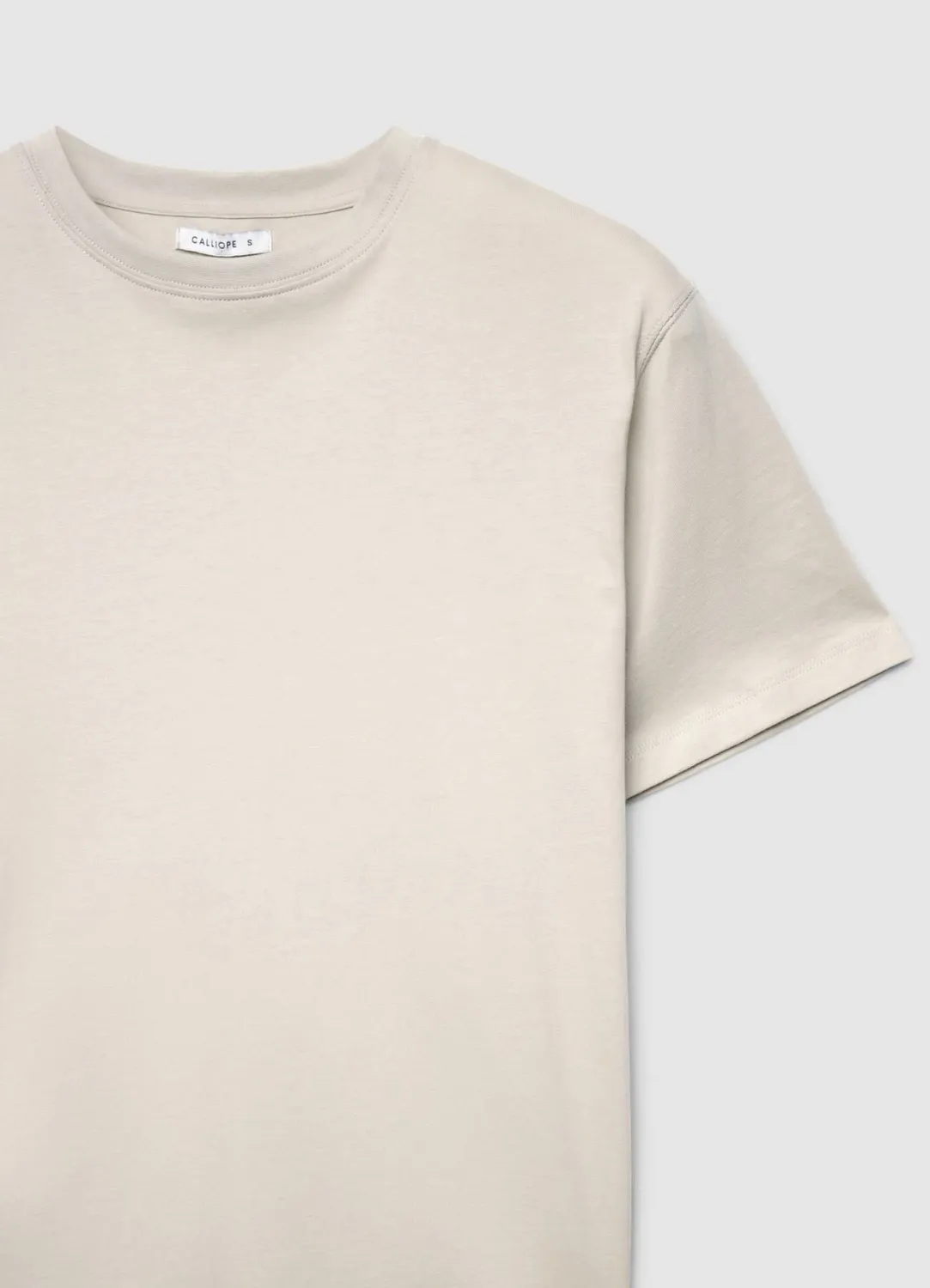 Calliope t-shirt femme col rond uni manches courtes