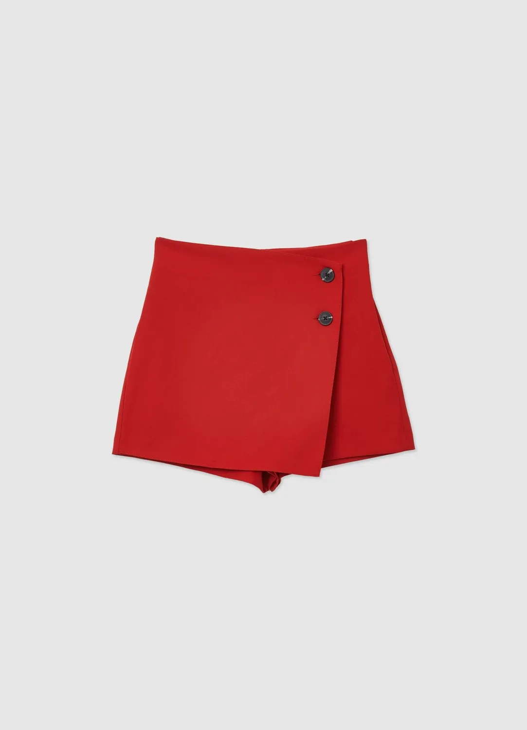 Calliope jupe-short femme panneau asymétrique