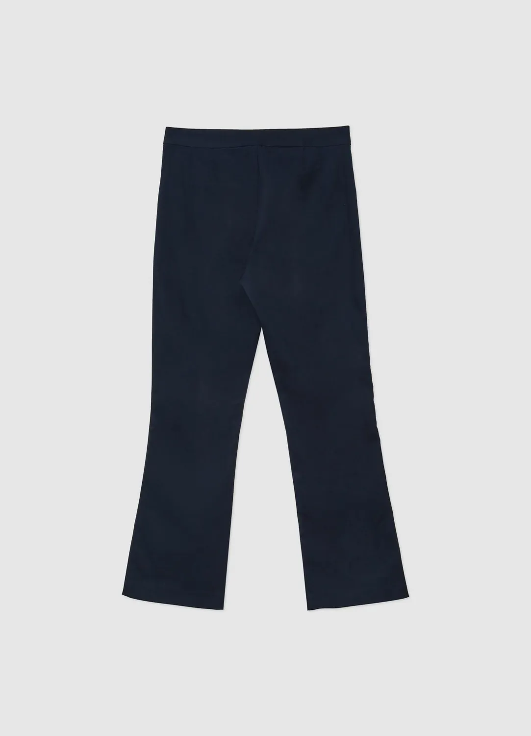 Calliope pantalon cropped flare femme coton rasatello