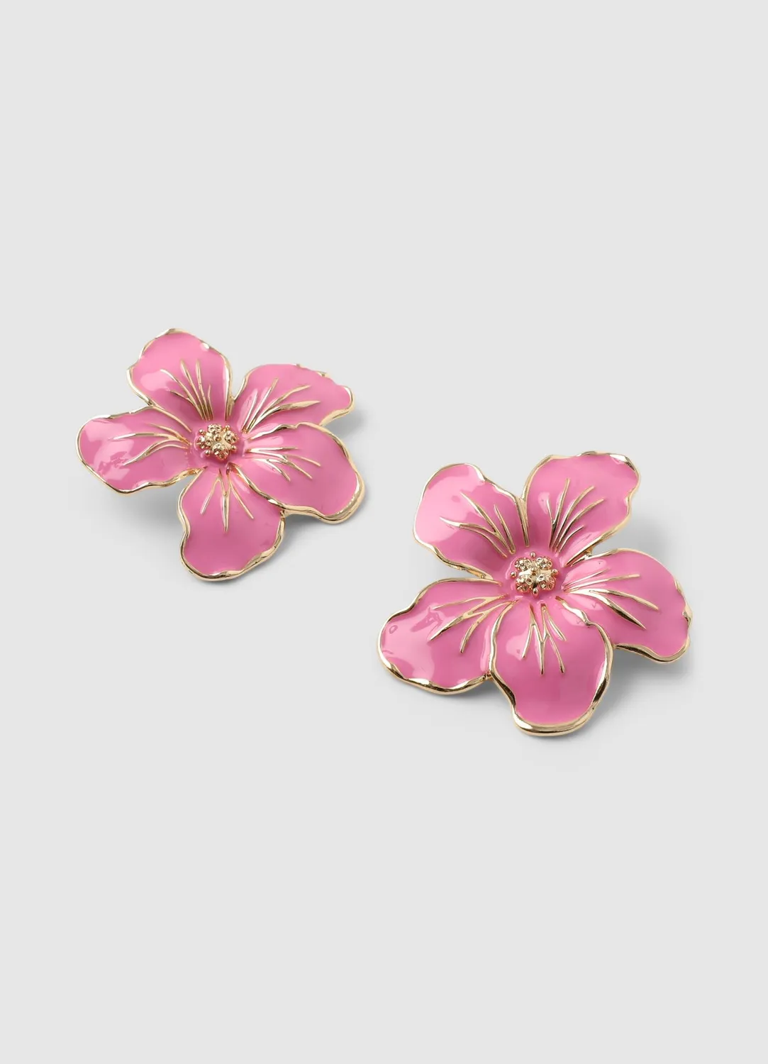 Calliope boucles d'oreilles fleurs brillantes