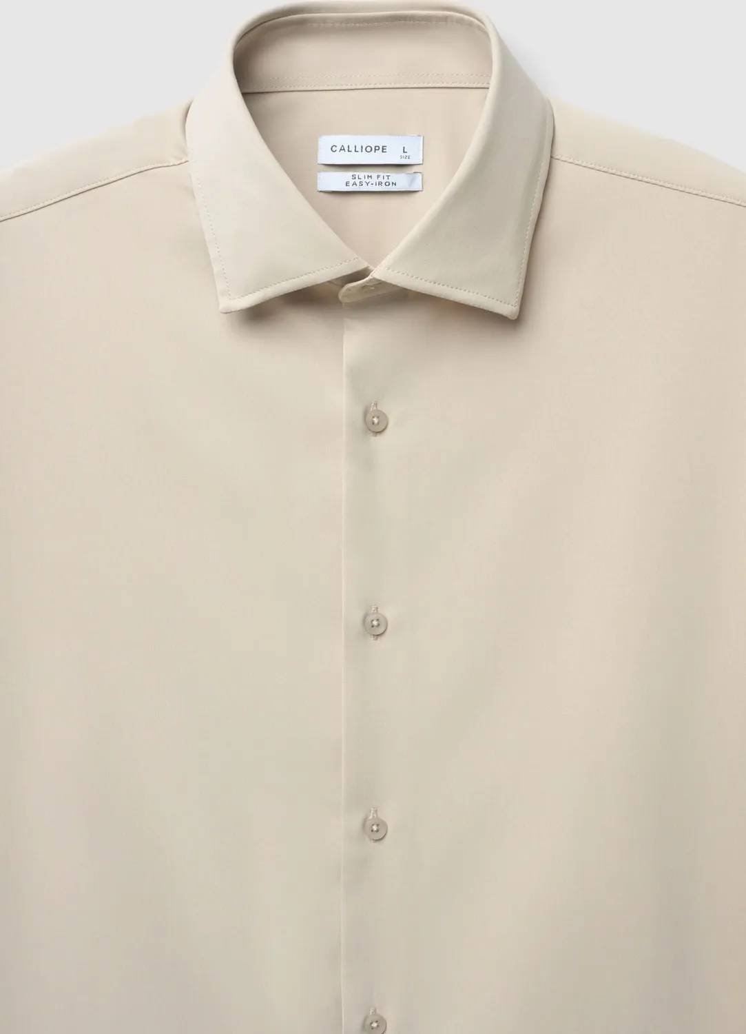 Calliope chemise homme unie manches longues bureau