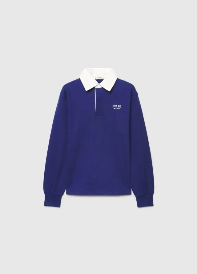 Calliope polo garçon manches longues imprimé