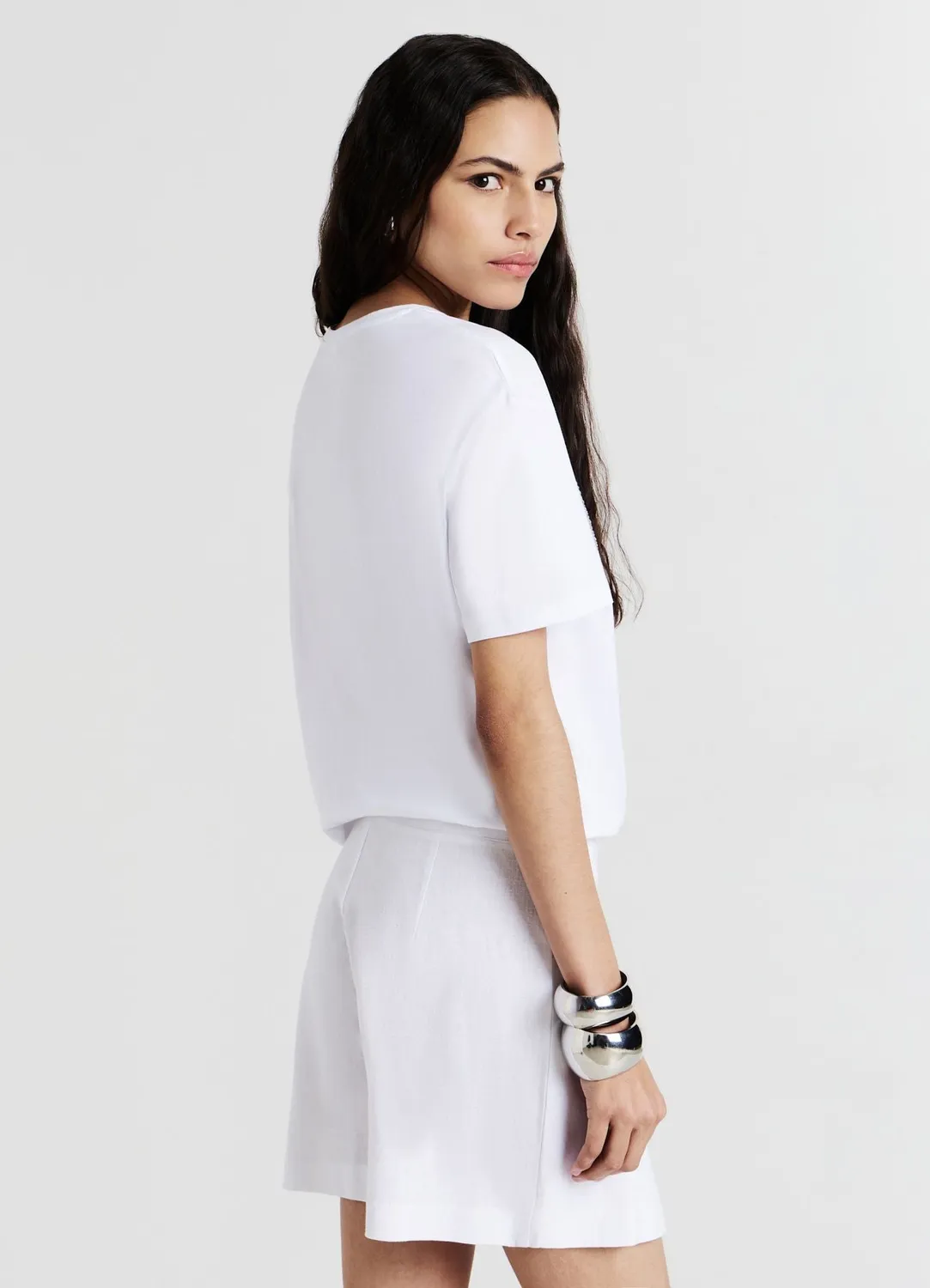 Calliope t-shirt femme coton étoiles strass col rond