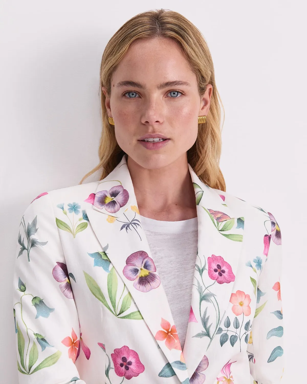 Sportscraft Floral Majesty Liberty Blazer veste lin femme