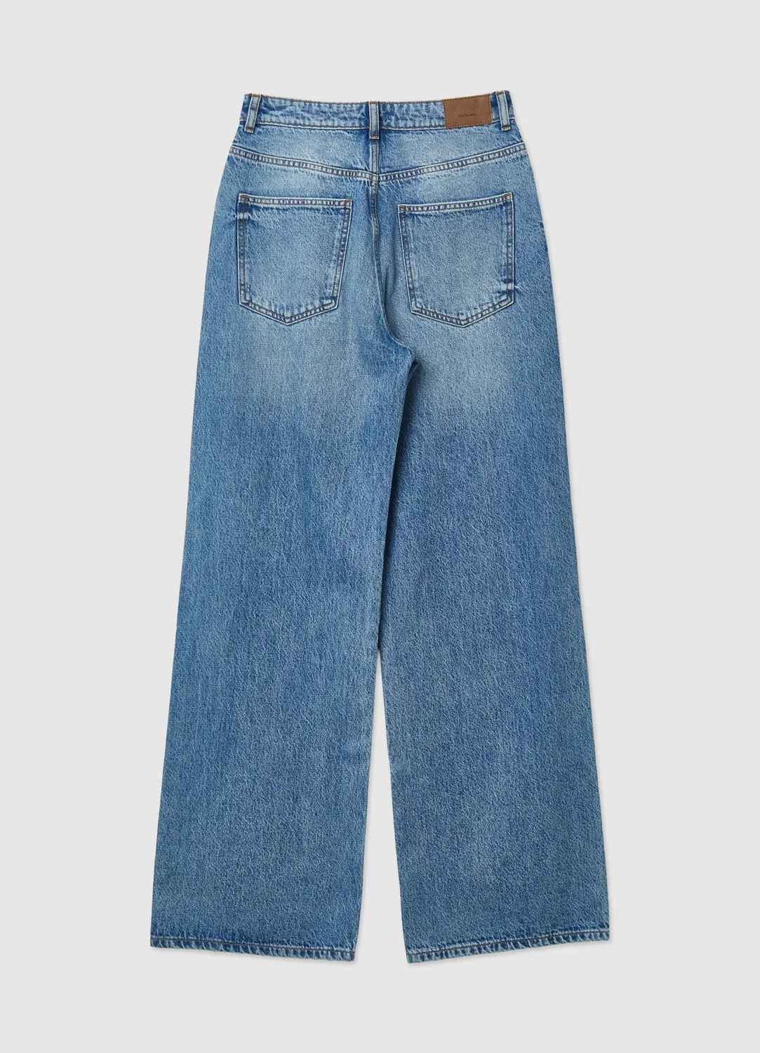 Calliope jean baggy taille haute femme taille 42 uni ample