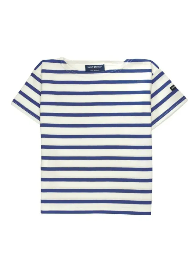 Saint James Levant marinière enfant ECRU/MARINE coton