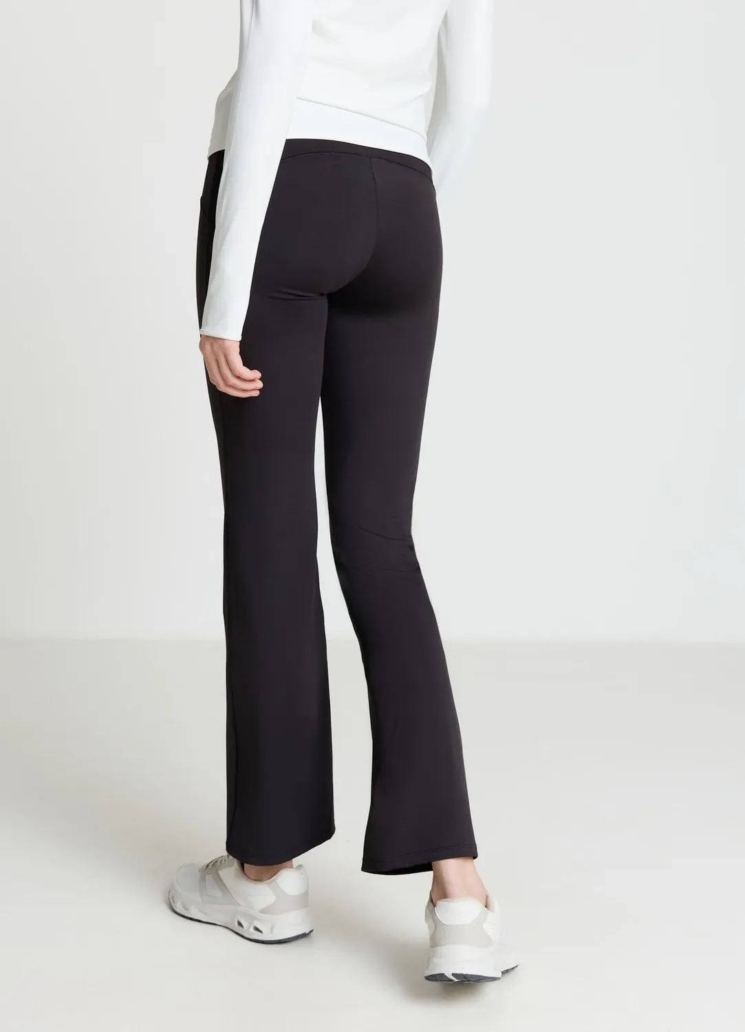 Calliope leggings flare femme taille haute uni