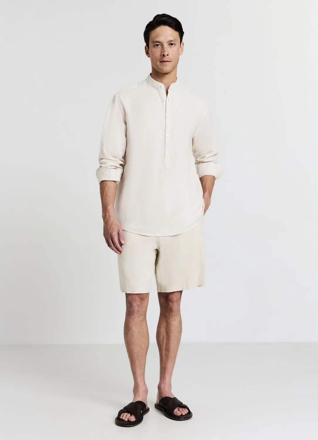 Calliope chemise coréenne homme lin coton