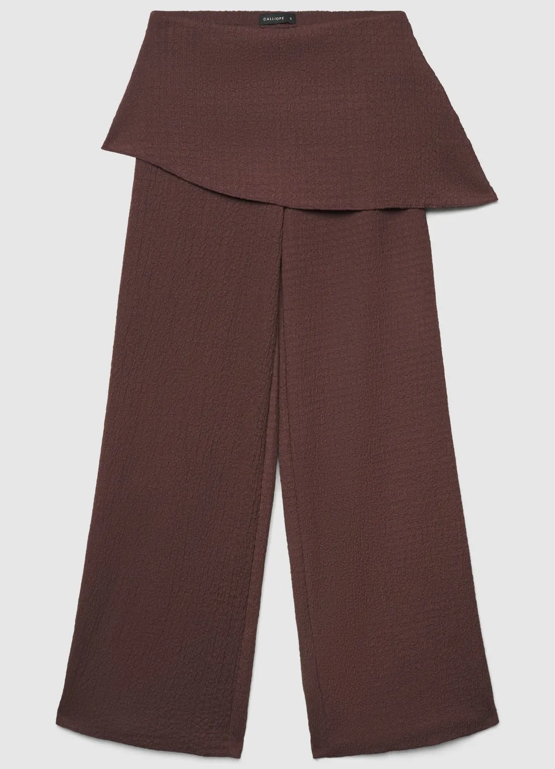Calliope pantalon palazzo femme taille haute fluide