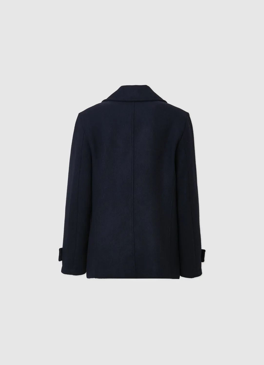 Calliope Manteau croisé drap homme col revers