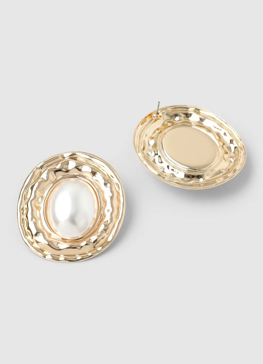 Calliope boucles oreilles femme perle martelé