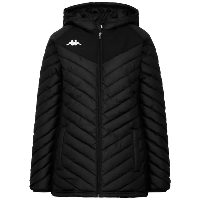 Robe di Kappa Gianetta doudoune femme noir capuche